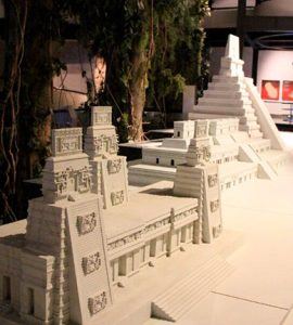 Maqueta Tikal museo de la cultura maya Chetumal Quintana roo